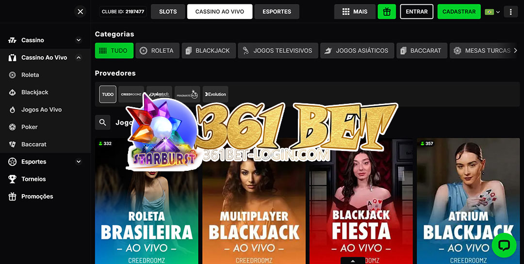 361 bet casino